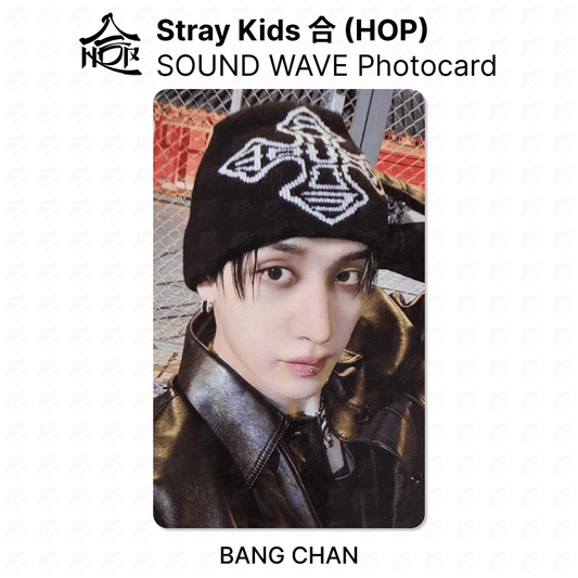 Stray Kids BANG CHAN Official Photocard - 合 HOP SOUND WAVE KPOP Collectible | KPOP SeoulCity