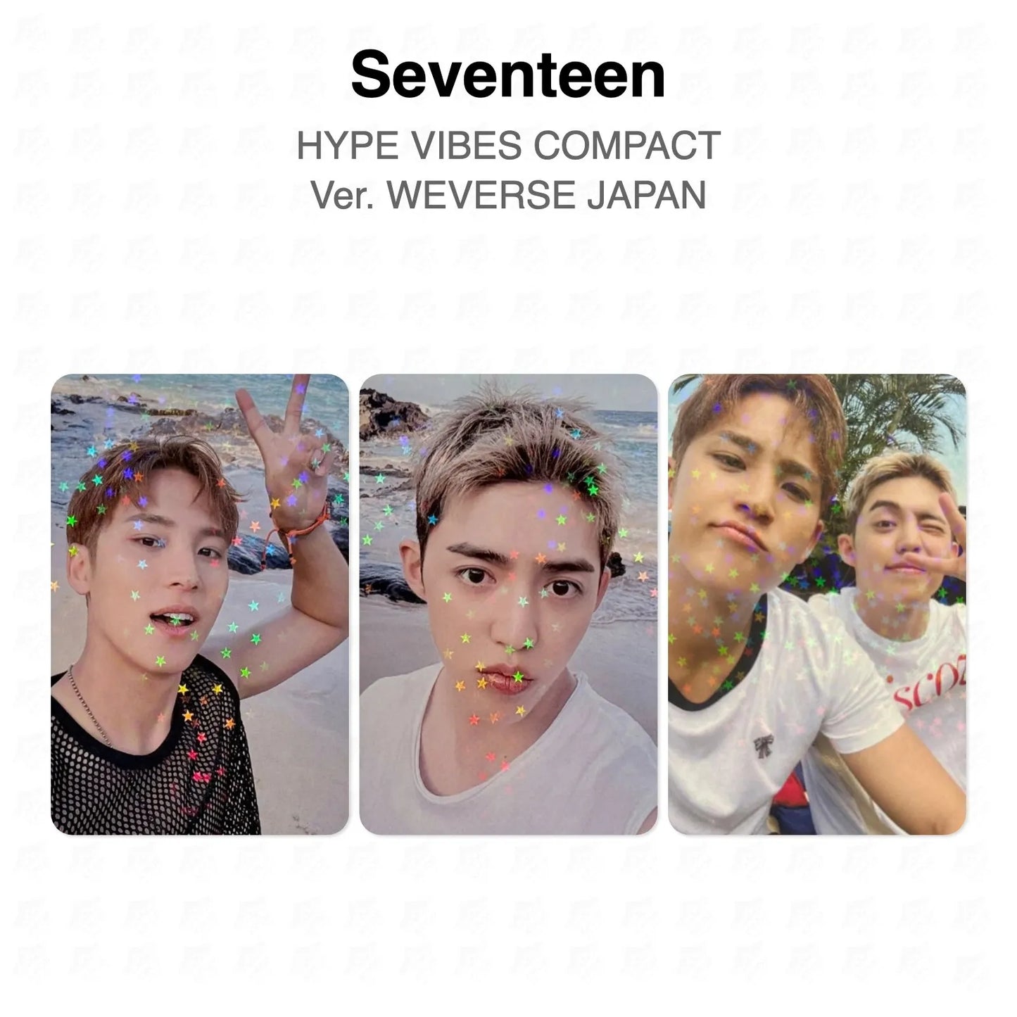 Seventeen HYPE VIBES COMPACT Ver. WEVERSE JAPAN Official Photocard