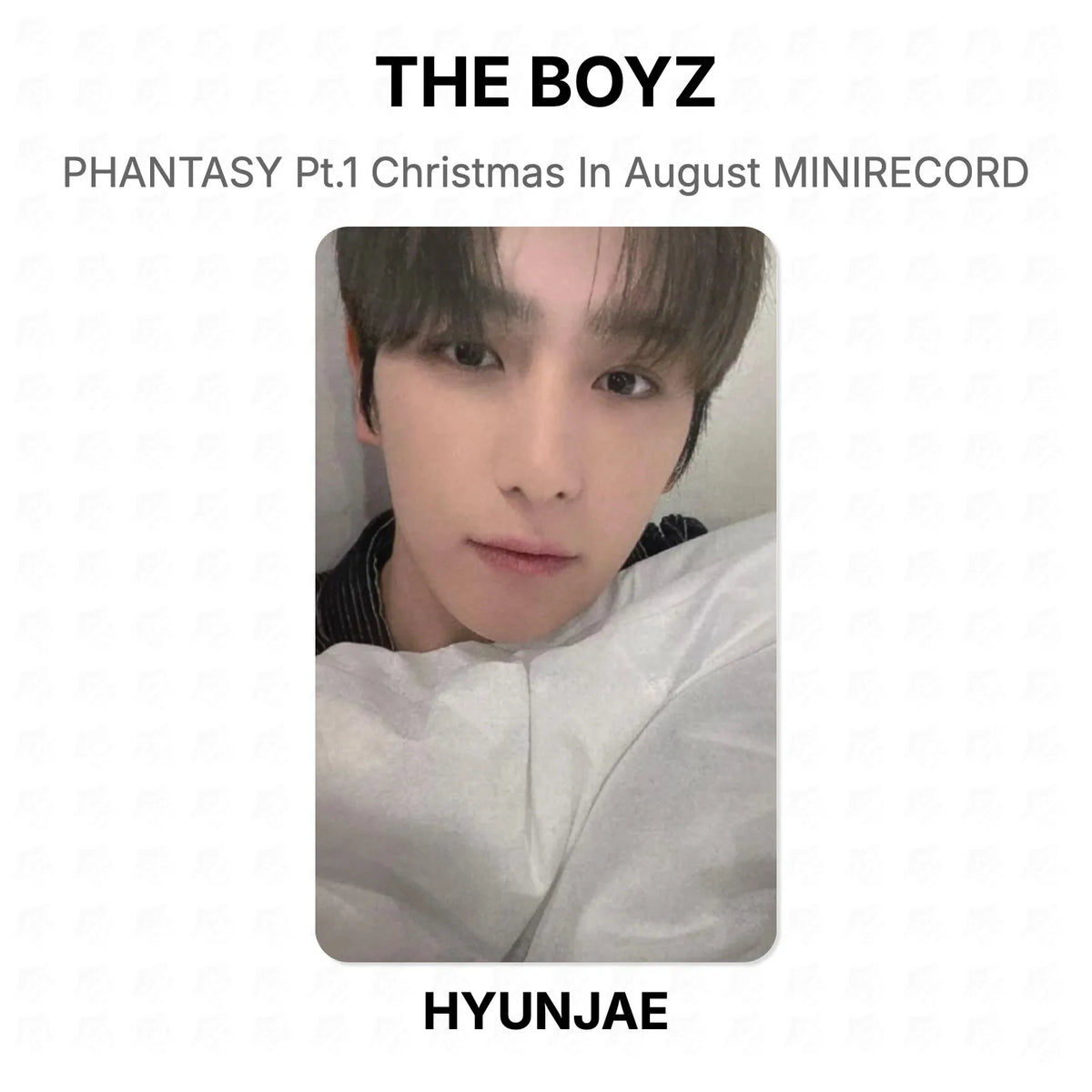 THE BOYZ PHANTASY Pt.1 Christmas In August MINIRECORD Official Photocard