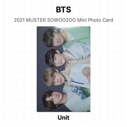 BTS 2021 MUSTER SOWOOZOO Mini Photo Card โฟโต้การ์ดของแท้