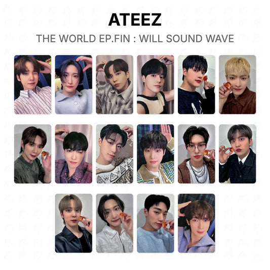 ATEEZ THE WORLD EP.FIN : WILL SOUND WAVE Official Photocard