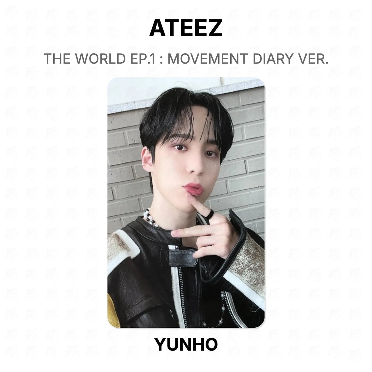 ATEEZ THE WORLD EP.1 : MOVEMENT DIARY VER. Official Photocard