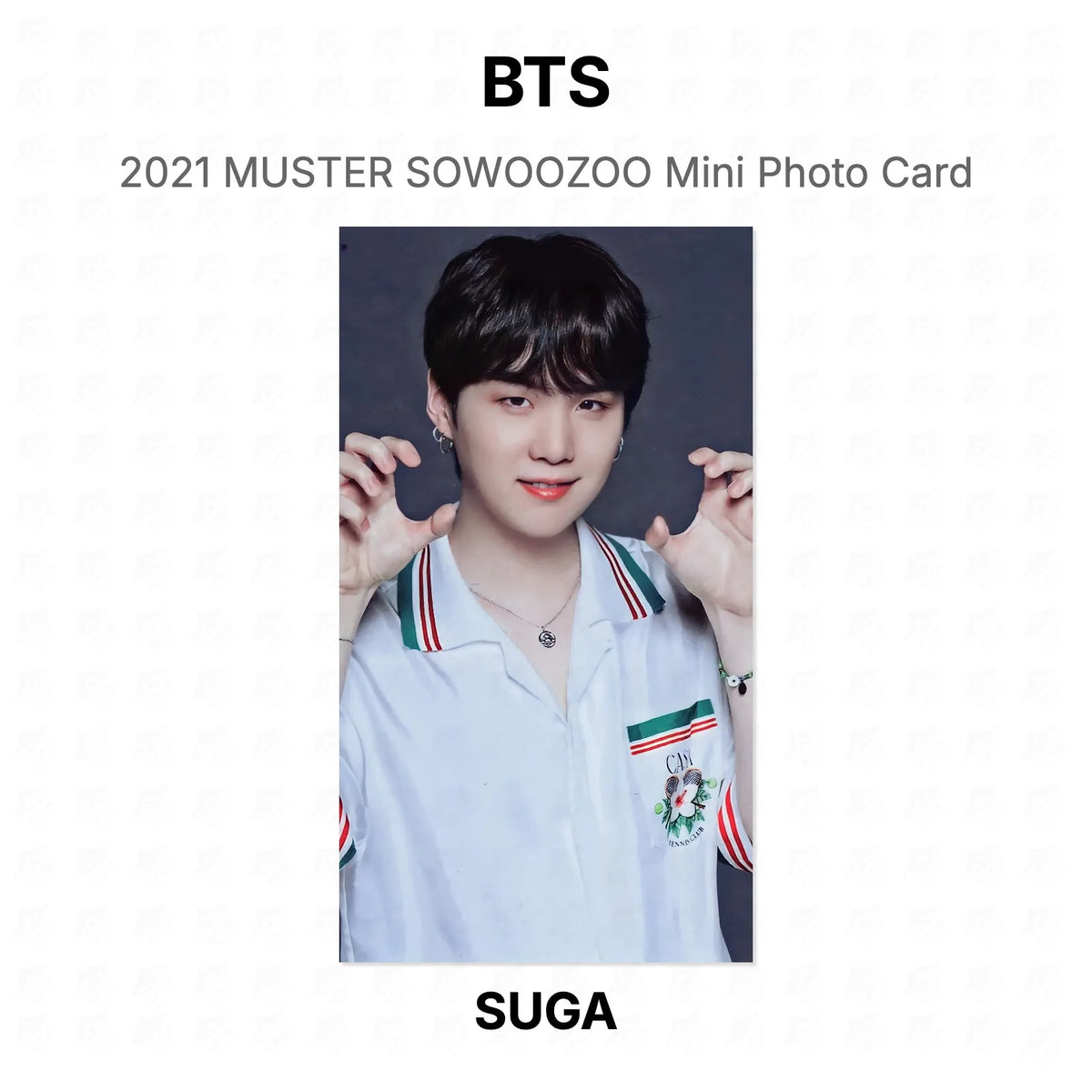 BTS 2021 MUSTER SOWOOZOO Mini Photo Card โฟโต้การ์ดของแท้