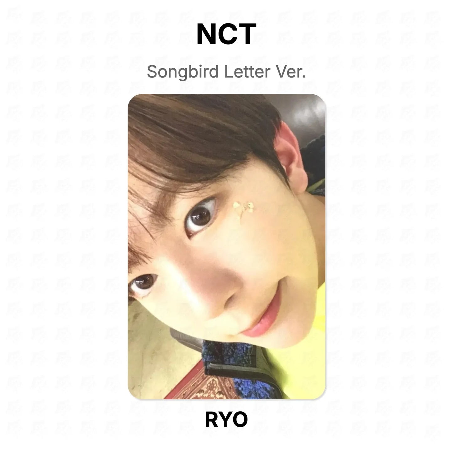 NCT Songbird Letter Ver. Official Photocard