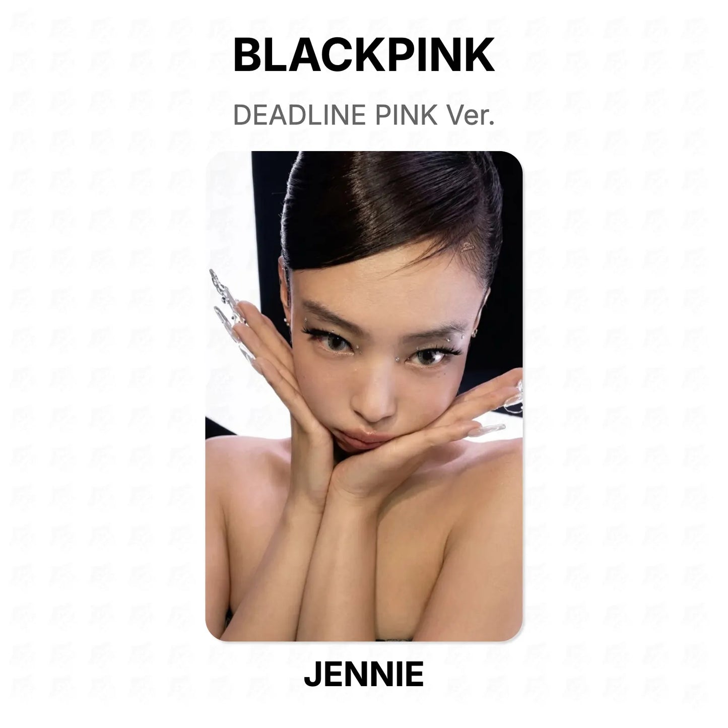 BLACKPINK DEADLINE PINK Ver. Official Photocard