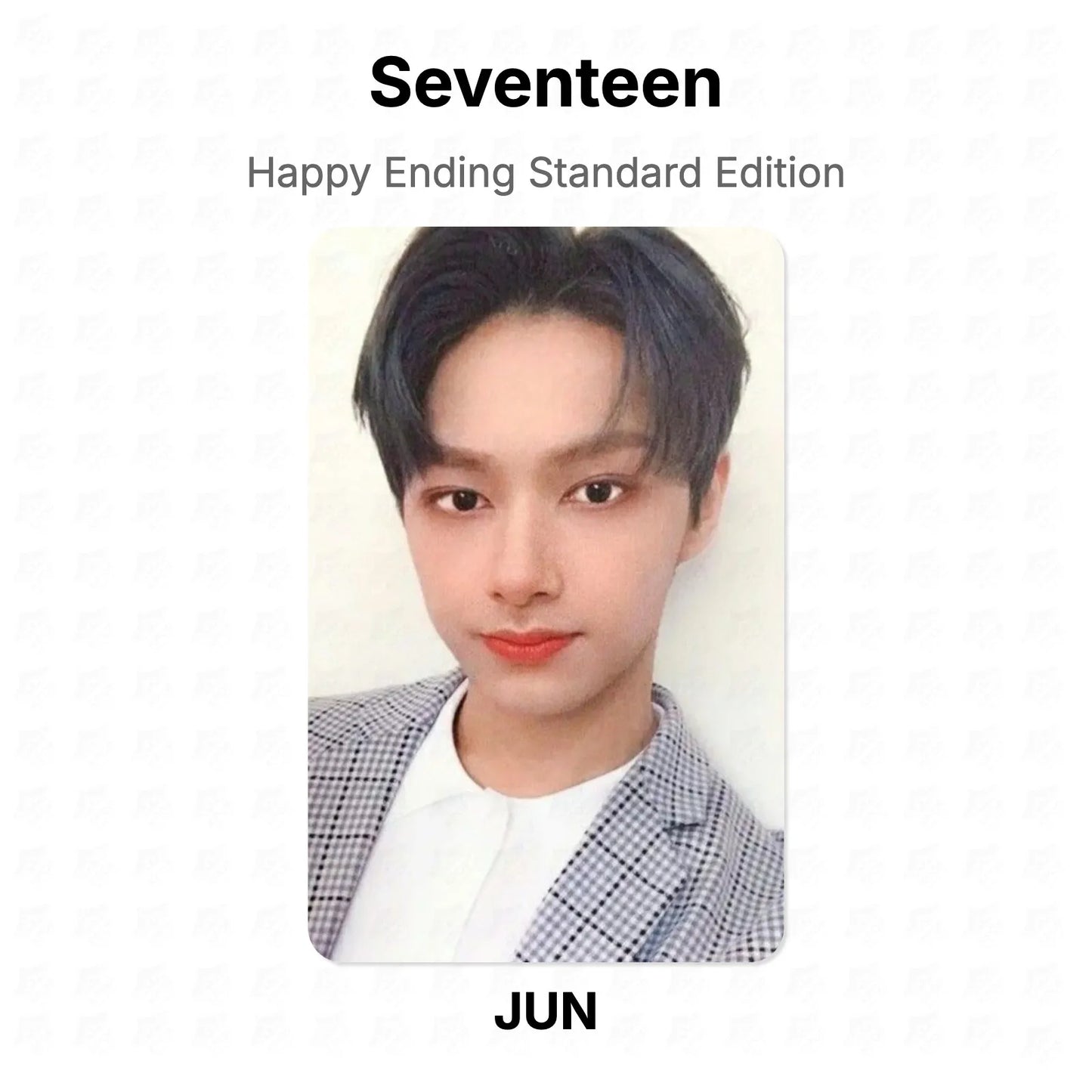 Seventeen Happy Ending Standard Edition Official Photocard