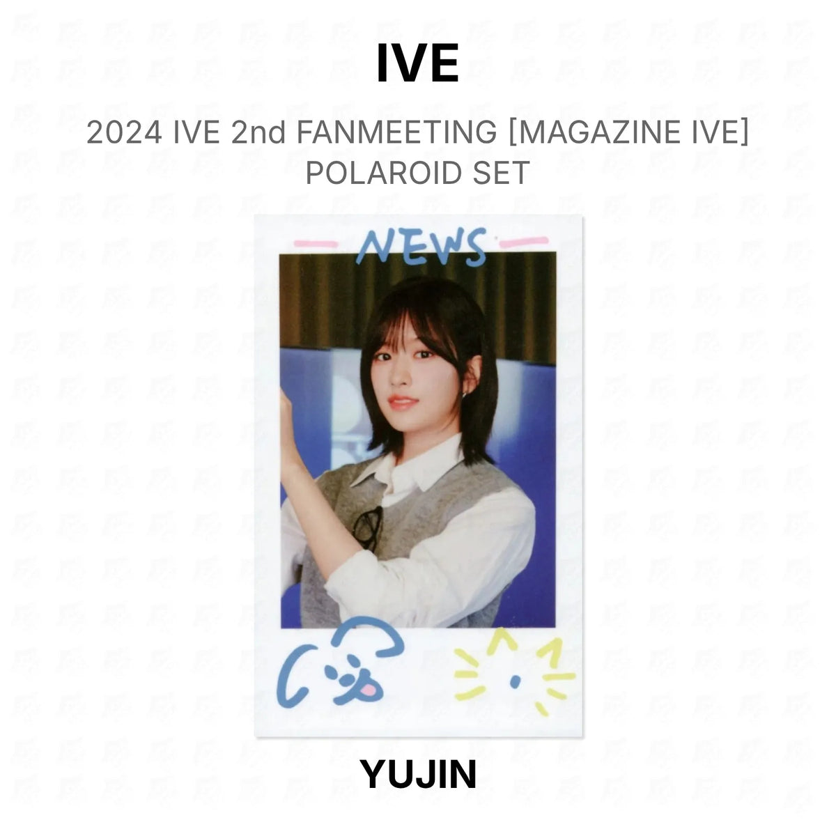 IVE 2024 IVE 2nd FANMEETING [MAGAZINE IVE] POLAROID SET Official Photocard