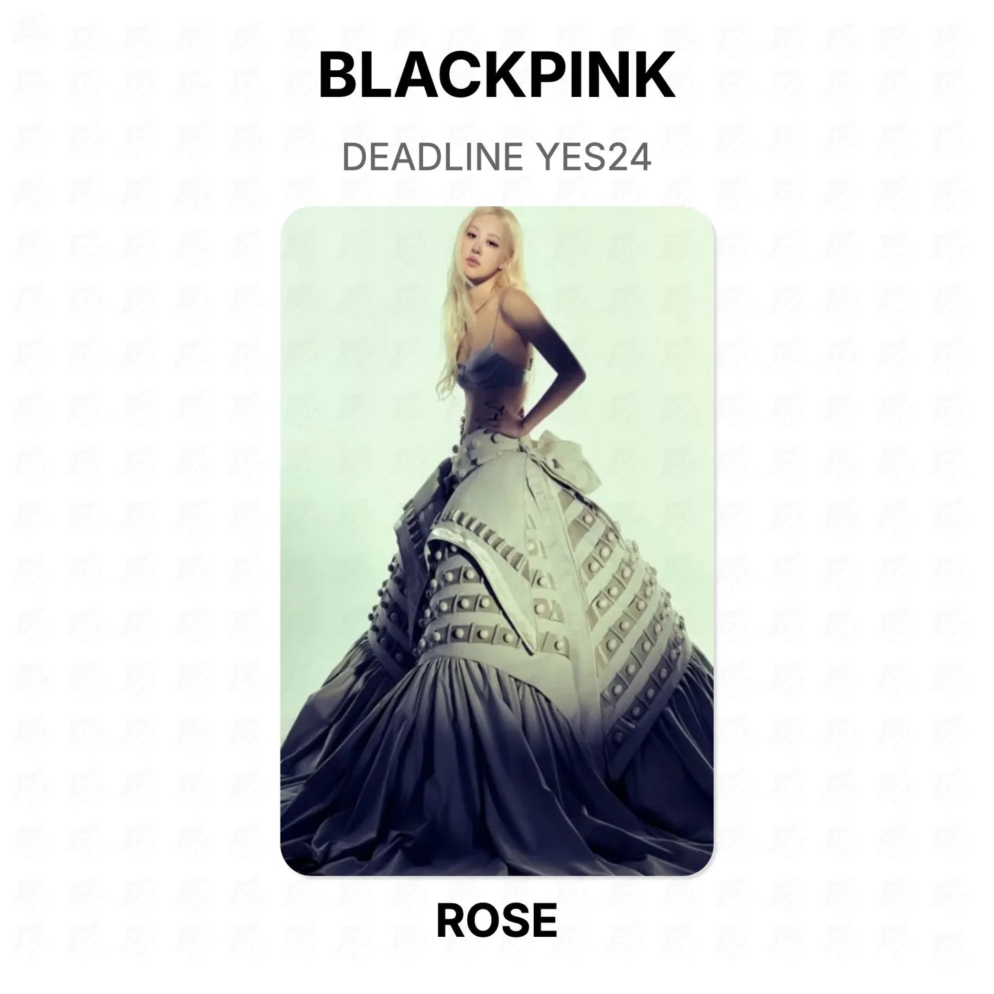 BLACKPINK DEADLINE YES24 Official Photocard