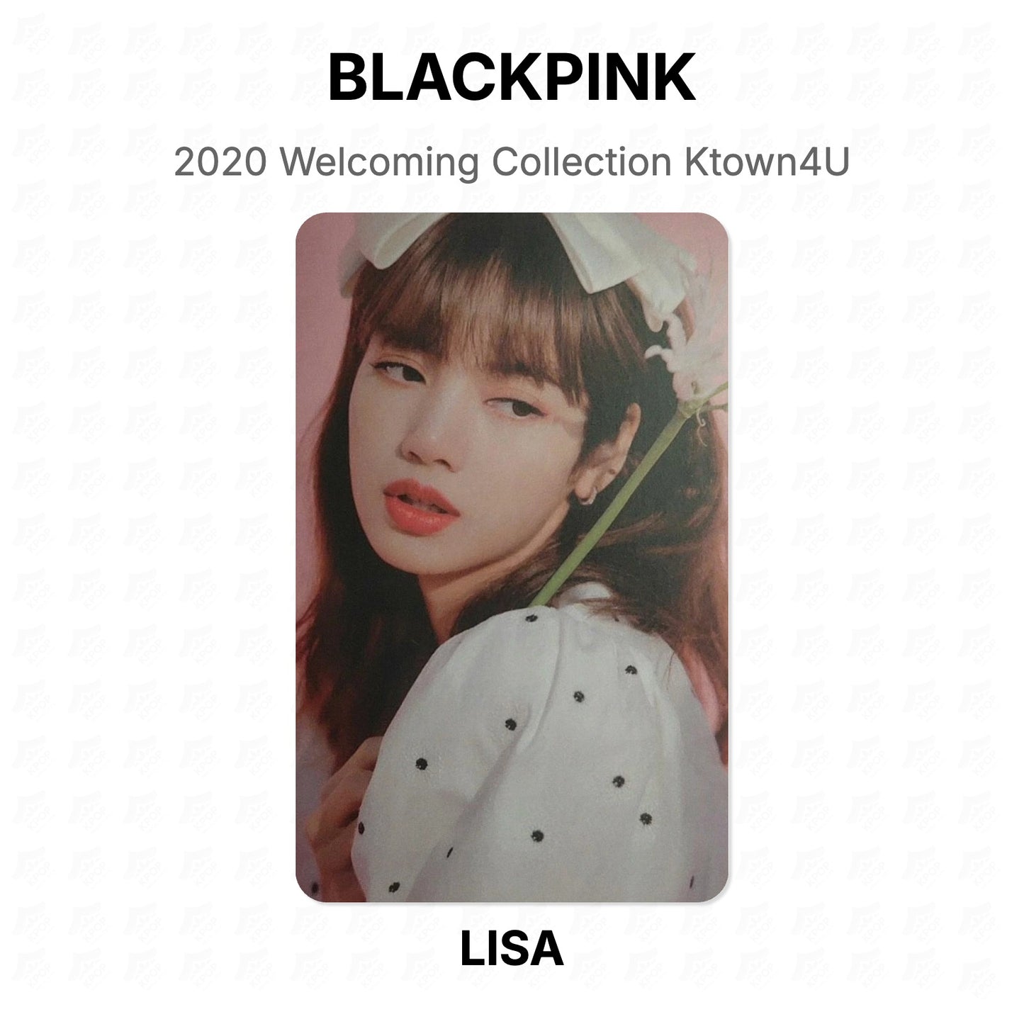 BLACKPINK 2020 Welcoming Collection Ktown4U Official Photocard
