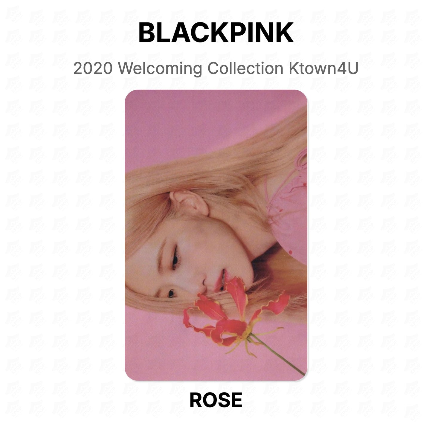 BLACKPINK 2020 Welcoming Collection Ktown4U Official Photocard