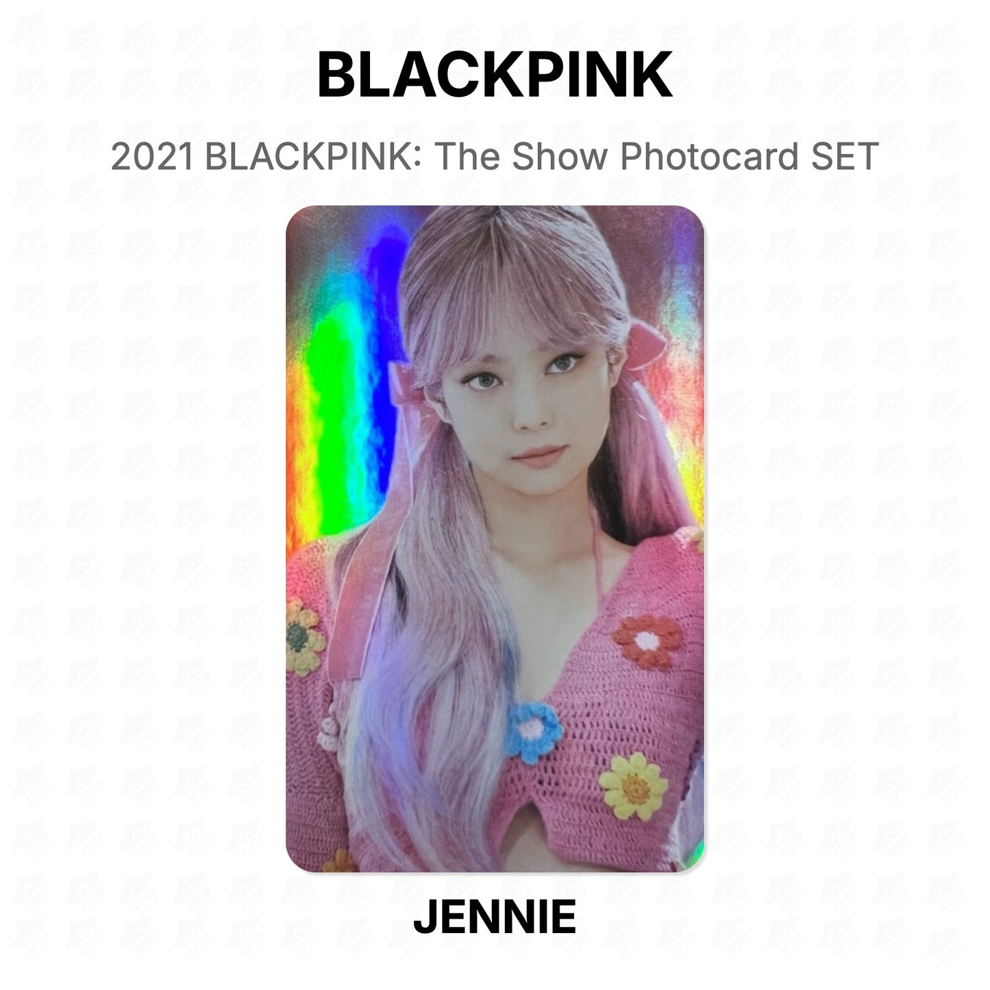 BLACKPINK 2021 BLACKPINK: The Show Photocard SET Official Photocard
