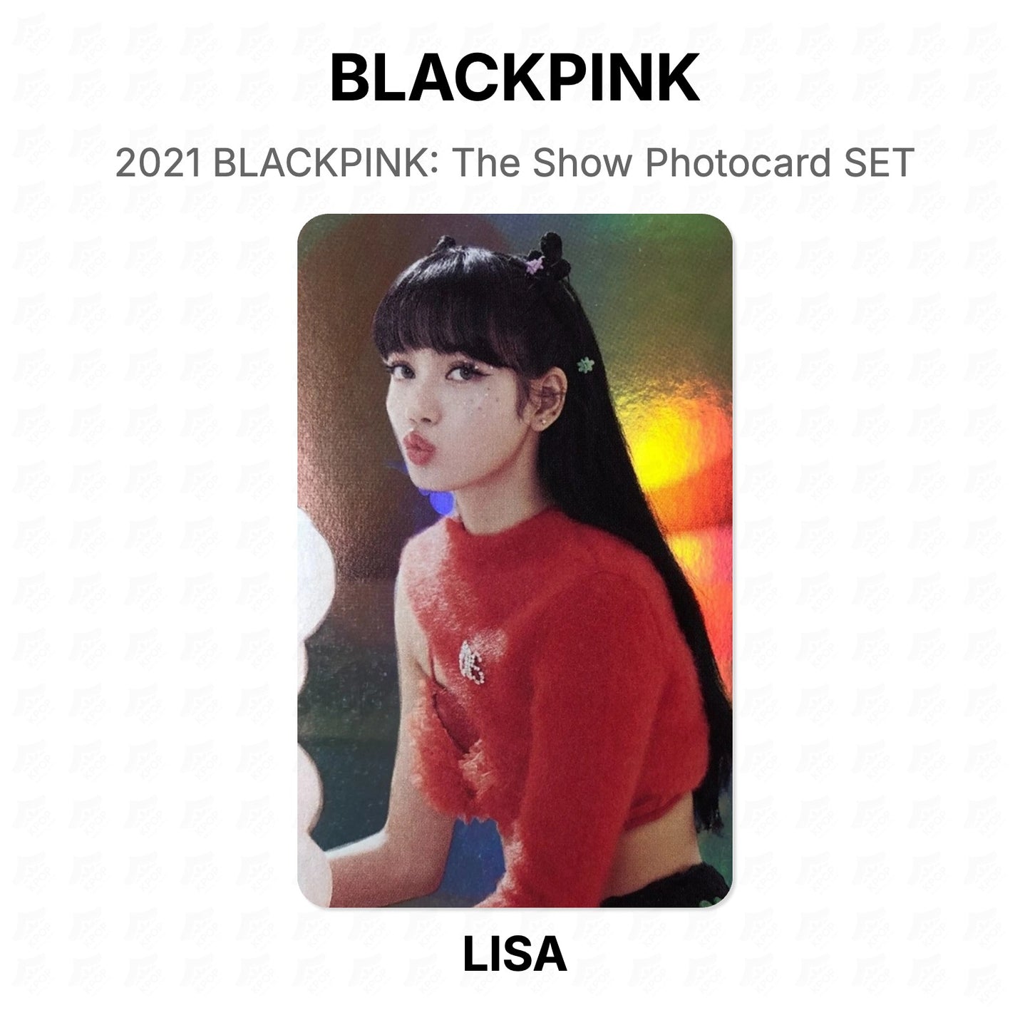 BLACKPINK 2021 BLACKPINK: The Show Photocard SET Official Photocard