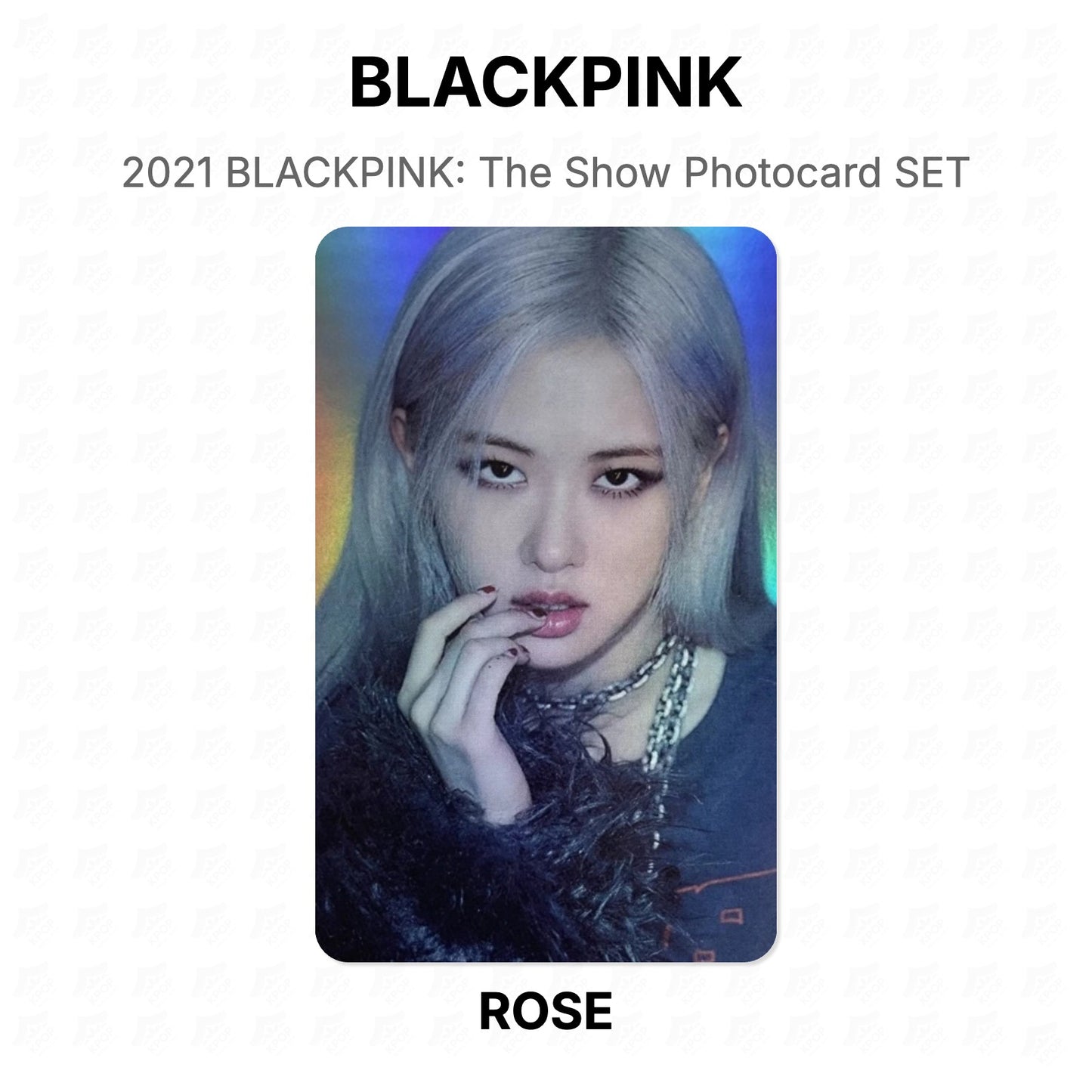 BLACKPINK 2021 BLACKPINK: The Show Photocard SET Official Photocard