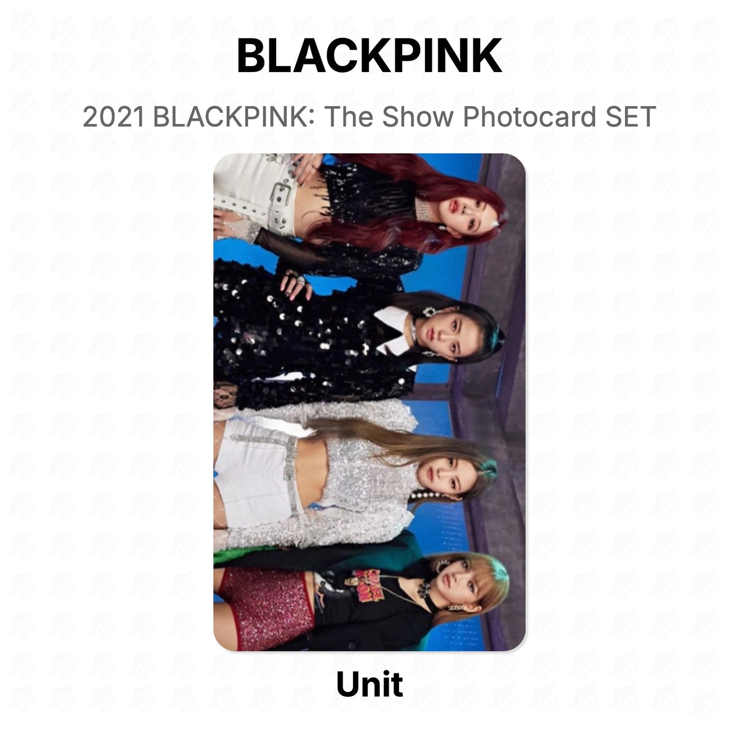 BLACKPINK 2021 BLACKPINK: The Show Photocard SET Official Photocard