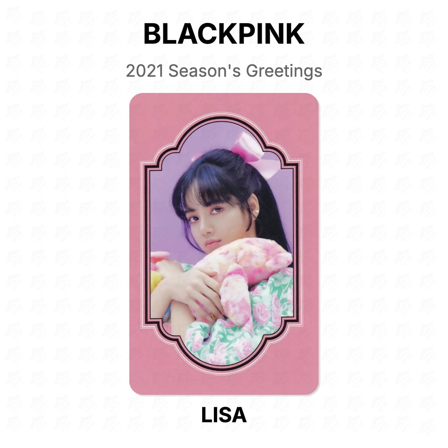 BLACKPINK 2021 Season's Greetings Official Photocard