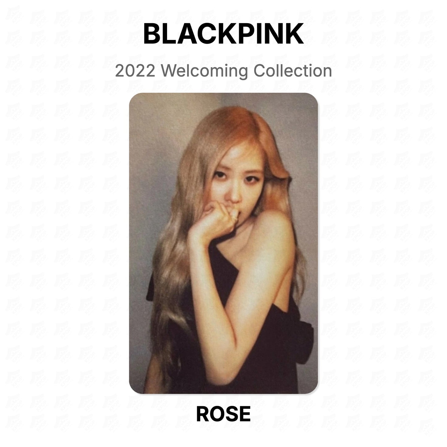 BLACKPINK 2022 Welcoming Collection Official Photocard