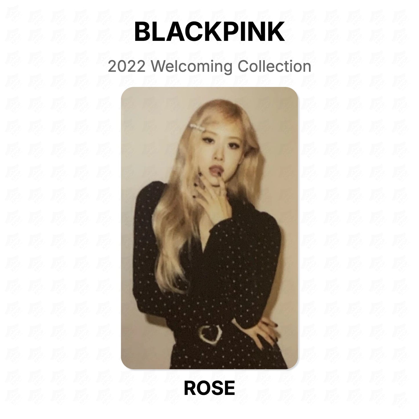 BLACKPINK 2022 Welcoming Collection Official Photocard
