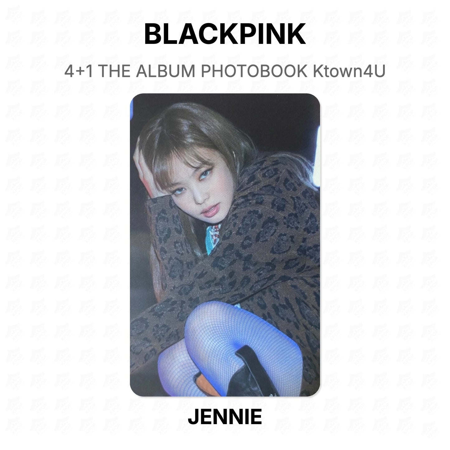 BLACKPINK 4+1 THE ALBUM PHOTOBOOK Ktown4U Official Photocard