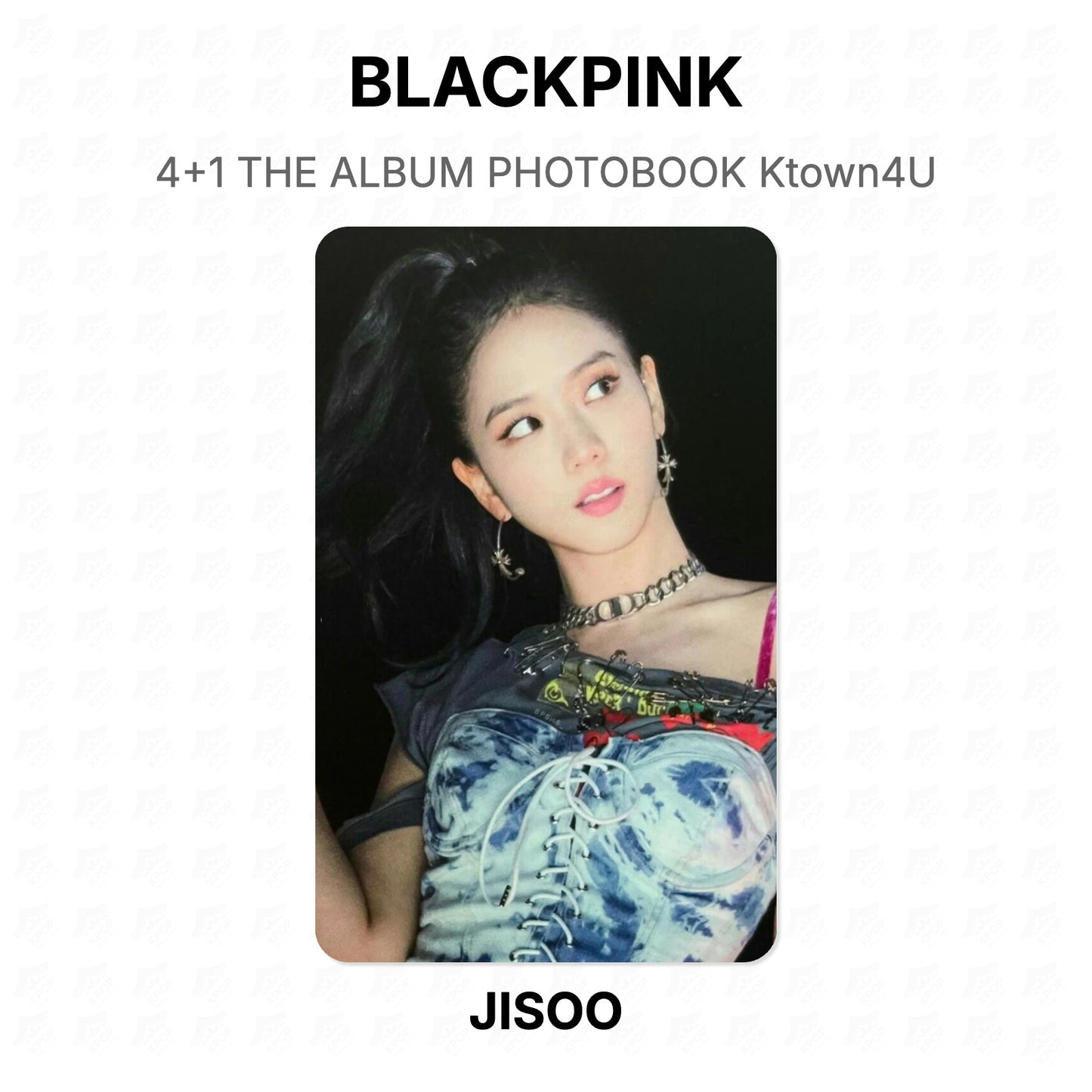 BLACKPINK 4+1 THE ALBUM PHOTOBOOK Ktown4U Official Photocard