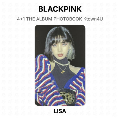 BLACKPINK 4+1 THE ALBUM PHOTOBOOK Ktown4U Official Photocard