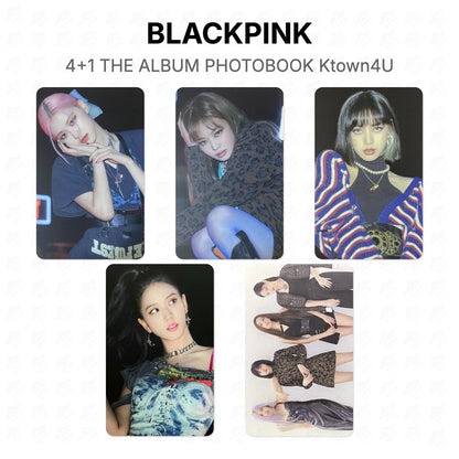 BLACKPINK 4+1 THE ALBUM PHOTOBOOK Ktown4U Official Photocard