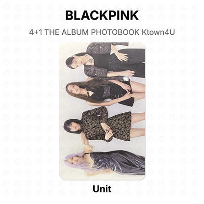 BLACKPINK 4+1 THE ALBUM PHOTOBOOK Ktown4U Official Photocard