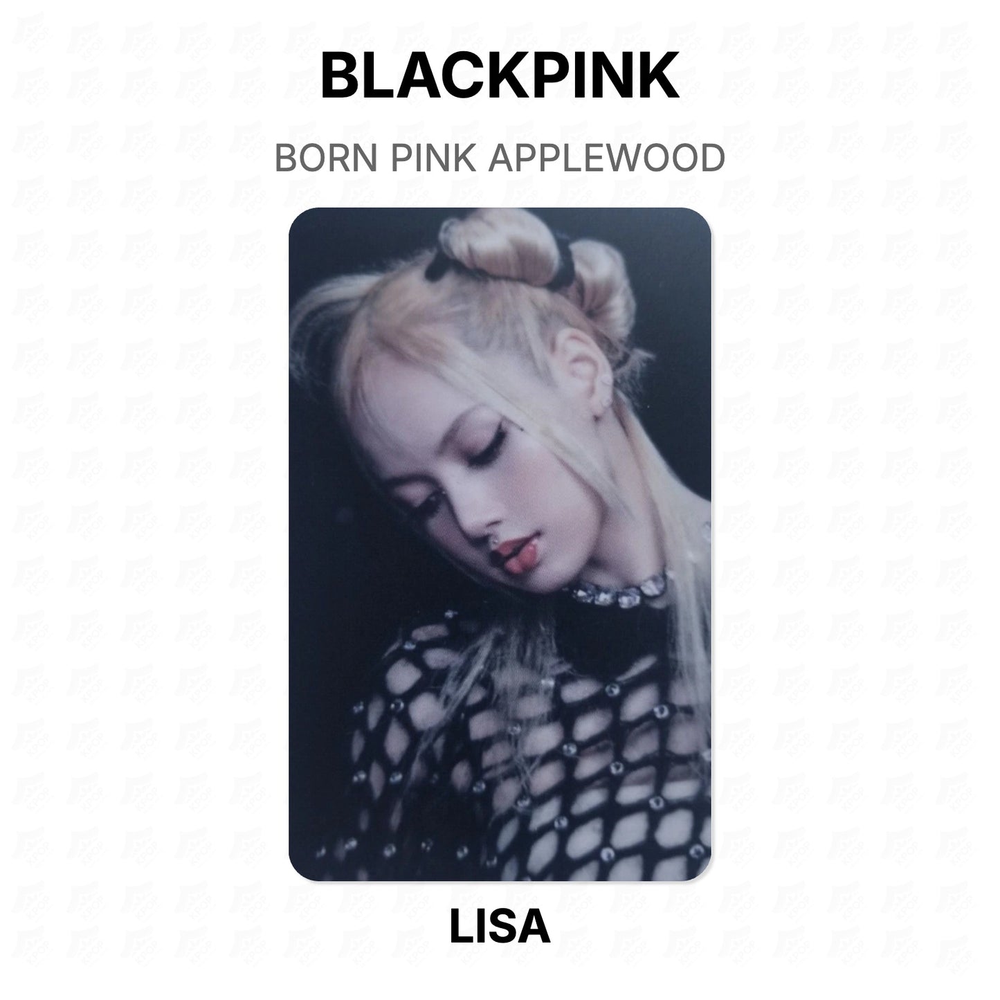 BLACKPINK BORN PINK APPLEWOOD Official Photocard