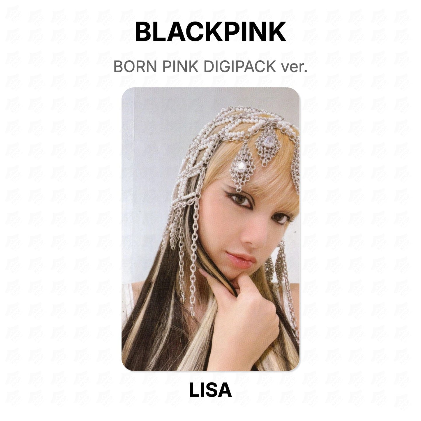 BLACKPINK BORN PINK DIGIPACK ver. Official Photocard