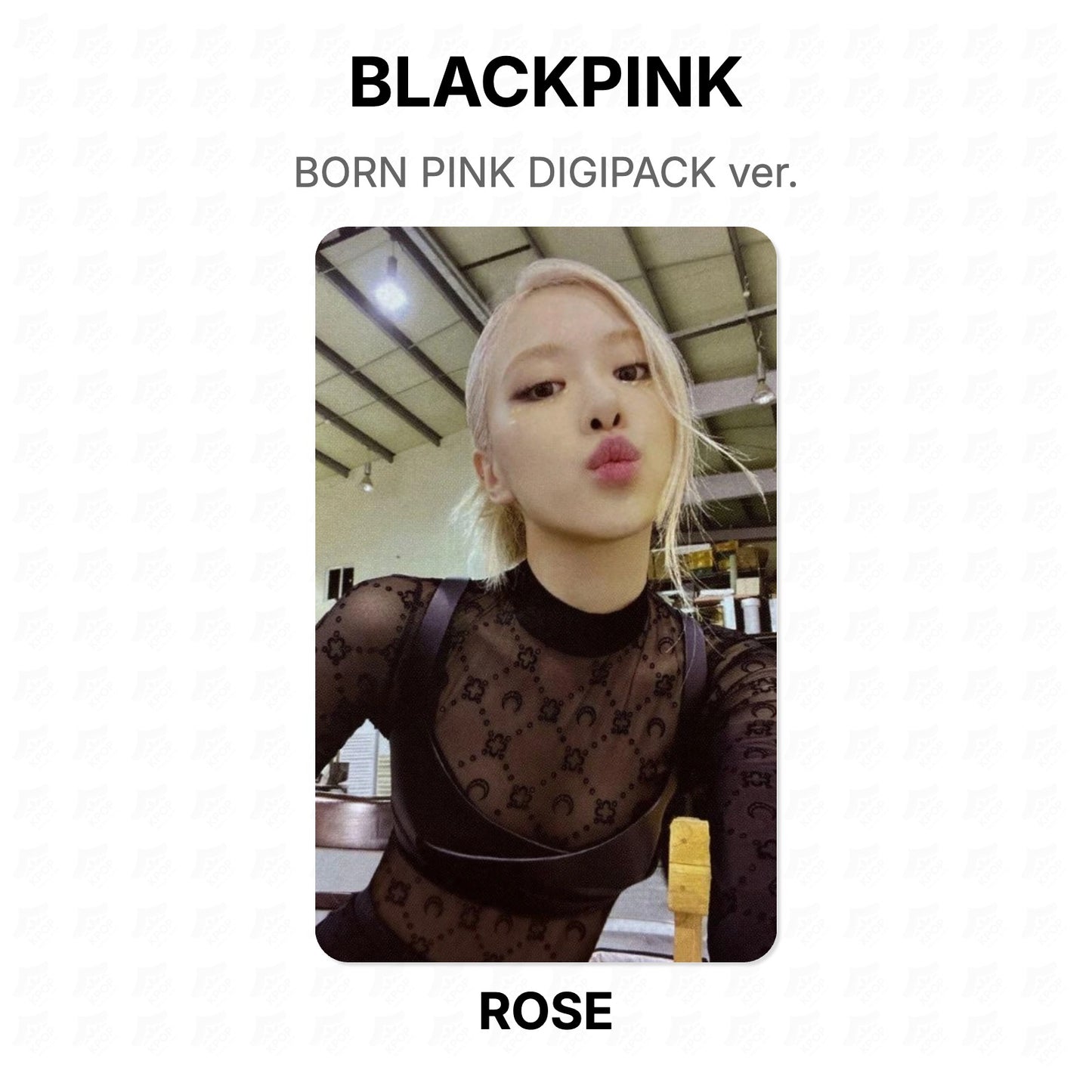 BLACKPINK BORN PINK DIGIPACK ver. Official Photocard