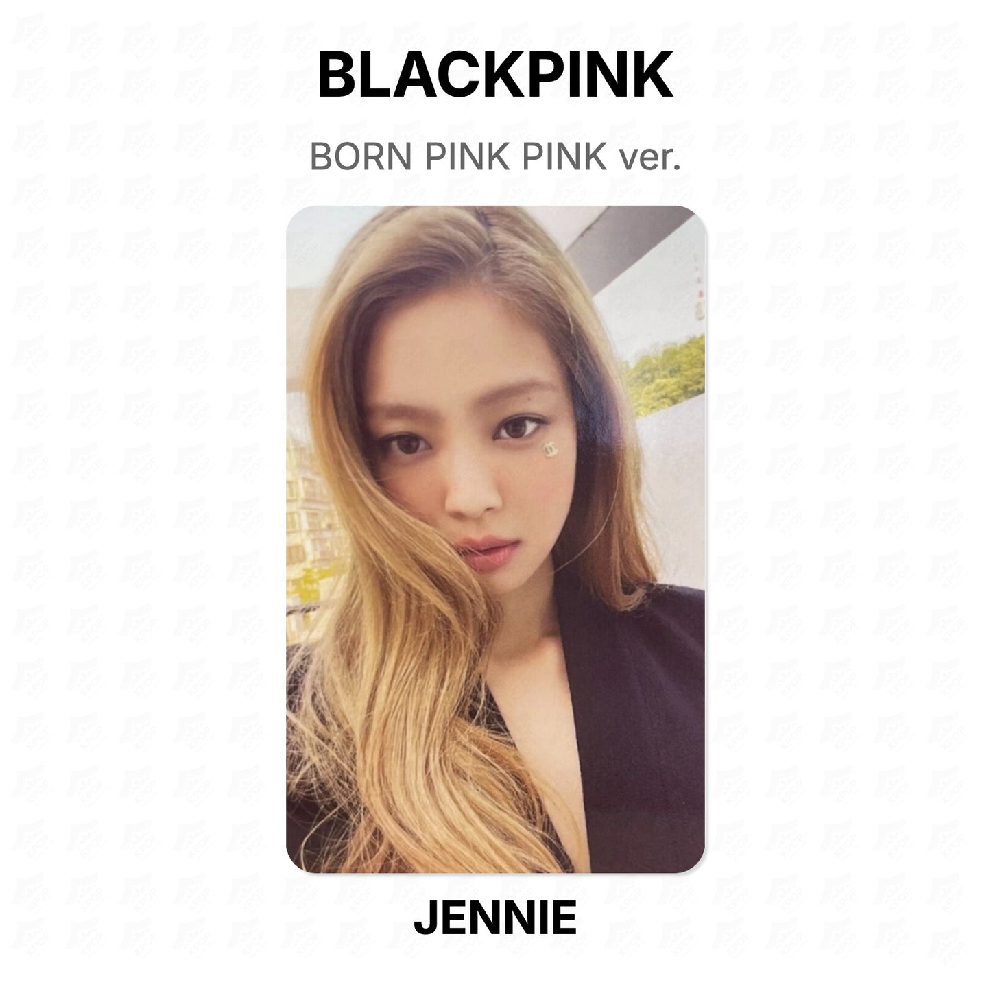 BLACKPINK BORN PINK PINK ver. Official Photocard