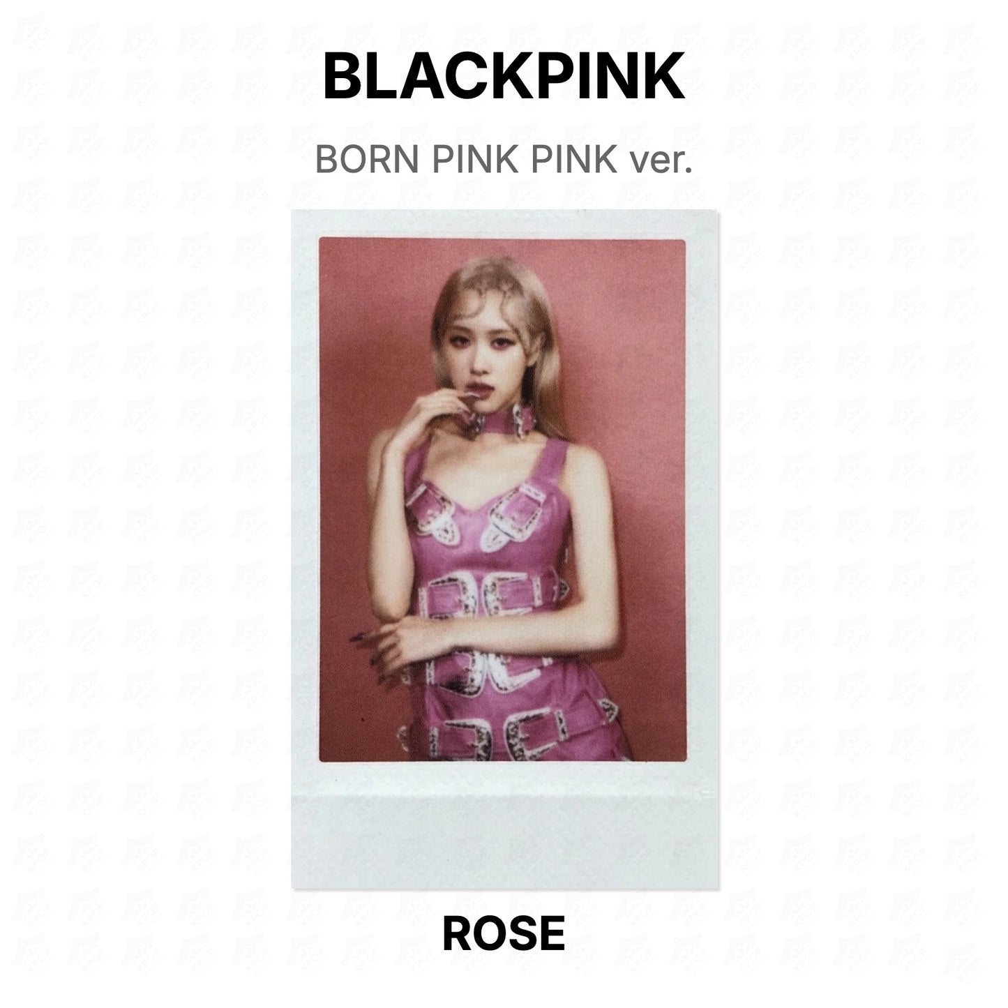 BLACKPINK BORN PINK PINK ver. Official Photocard