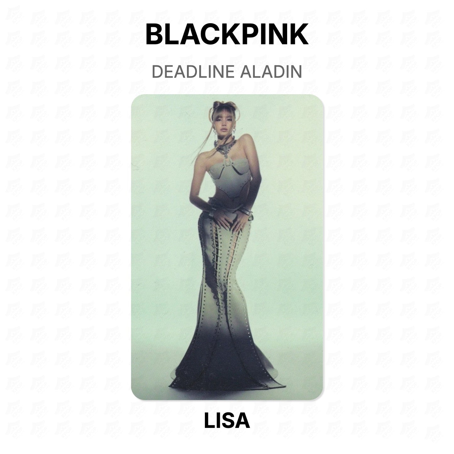 BLACKPINK DEADLINE ALADIN Official Photocard