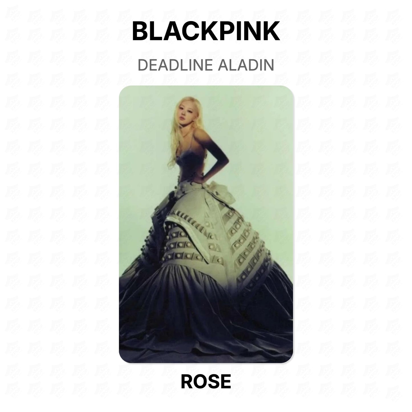 BLACKPINK DEADLINE ALADIN Official Photocard