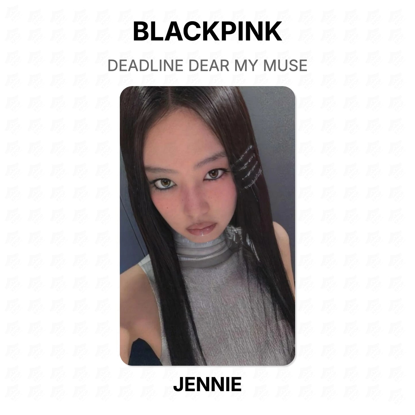 BLACKPINK DEADLINE DEAR MY MUSE Official Photocard