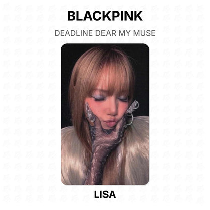BLACKPINK DEADLINE DEAR MY MUSE Official Photocard