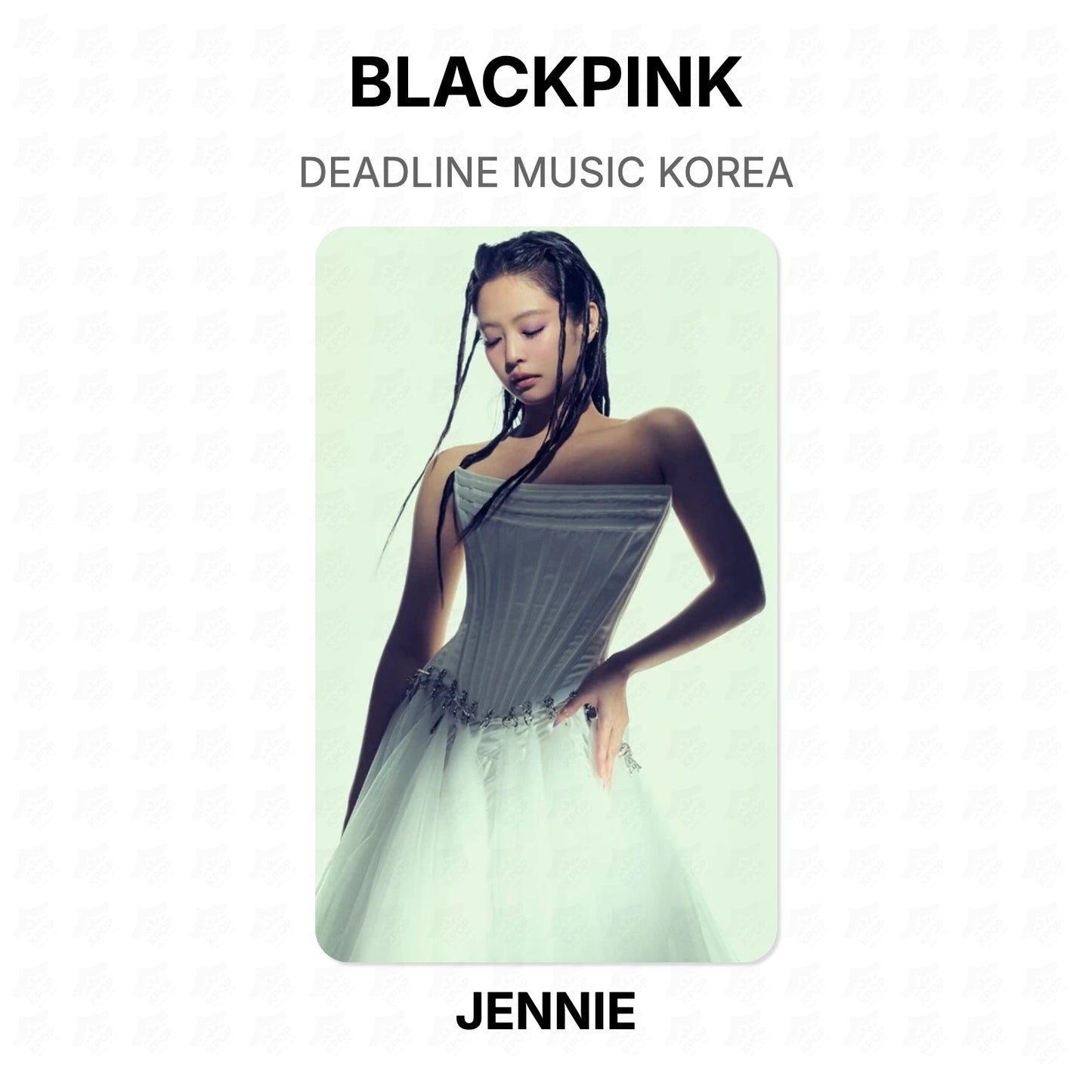 BLACKPINK DEADLINE MUSIC KOREA Official Photocard