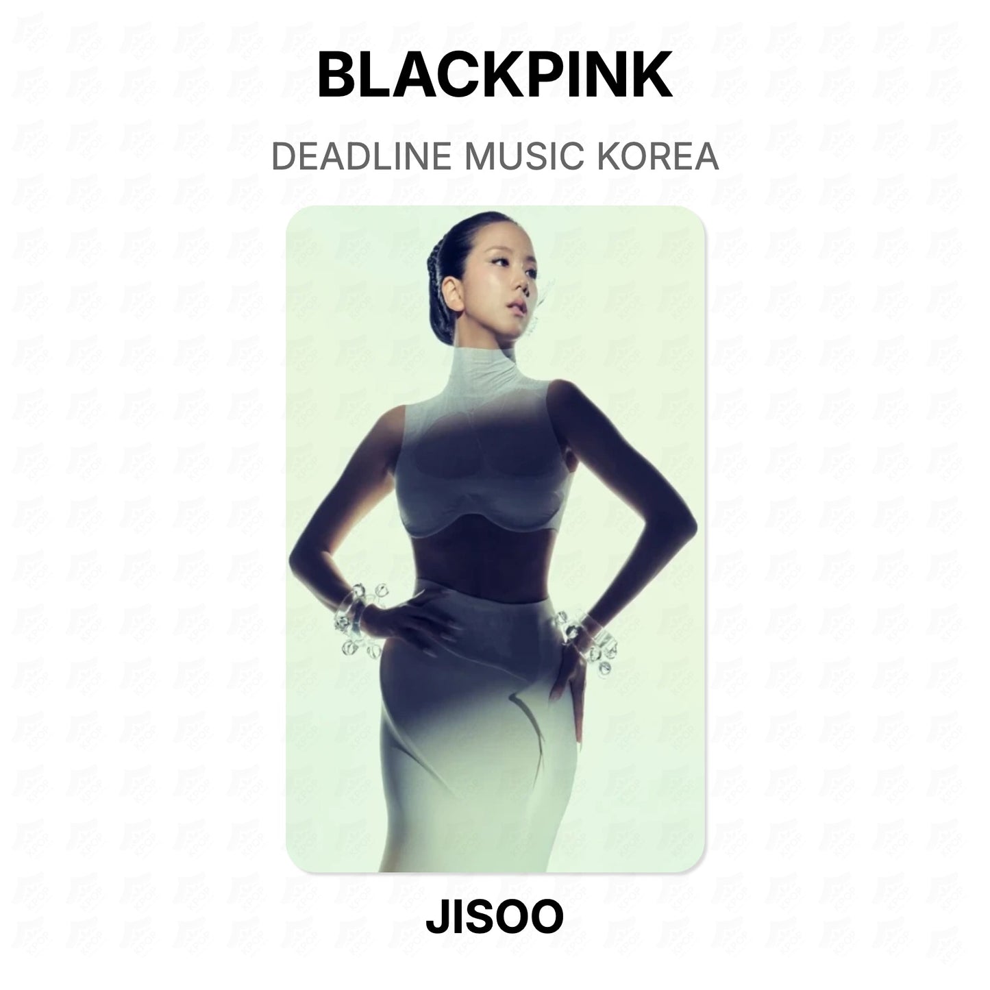 BLACKPINK DEADLINE MUSIC KOREA Official Photocard