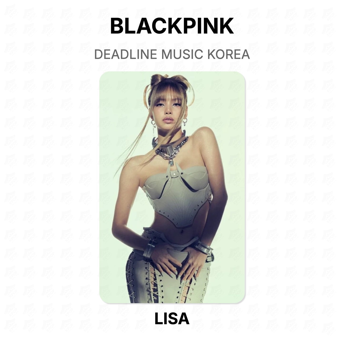BLACKPINK DEADLINE MUSIC KOREA Official Photocard