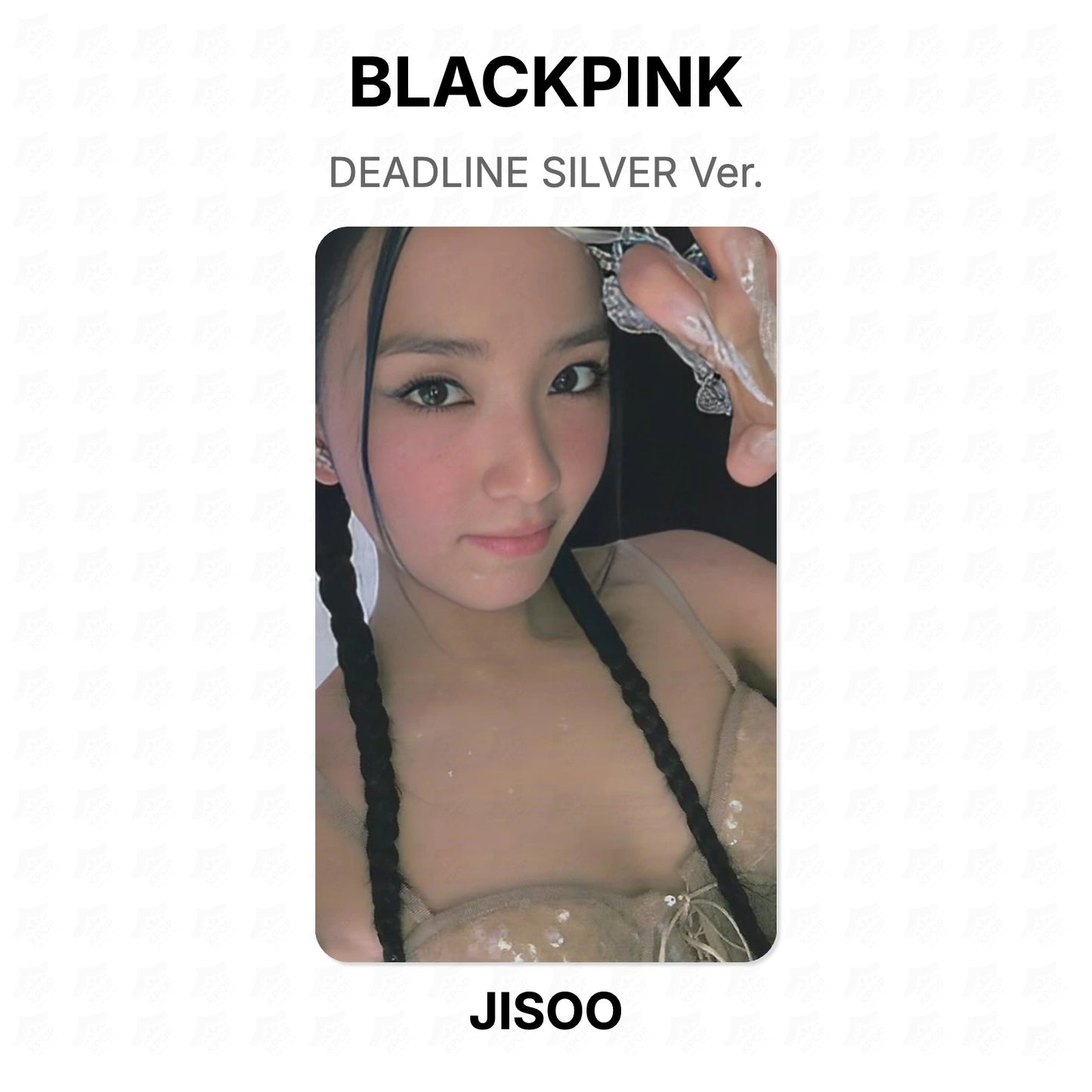 BLACKPINK DEADLINE SILVER Ver. Official Photocard