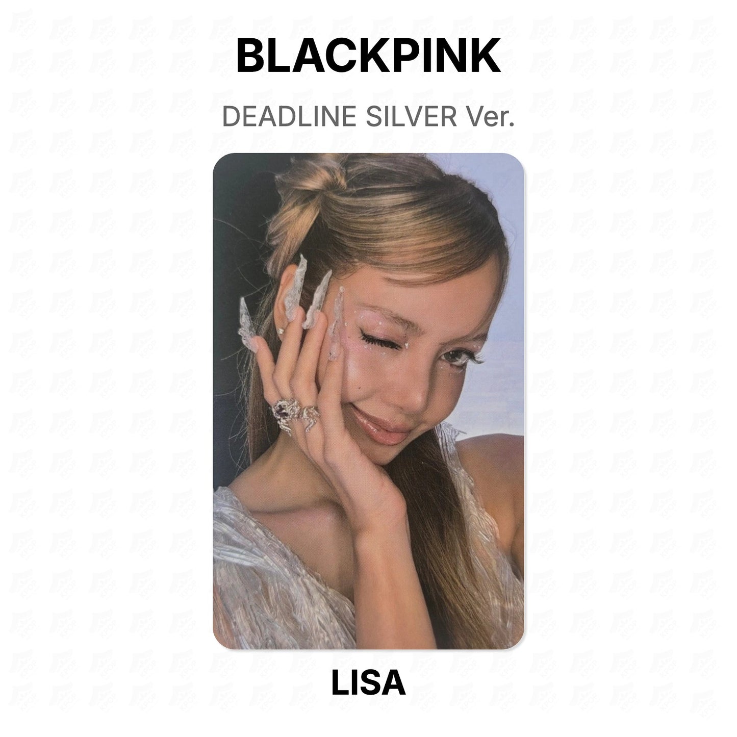 BLACKPINK DEADLINE SILVER Ver. Official Photocard