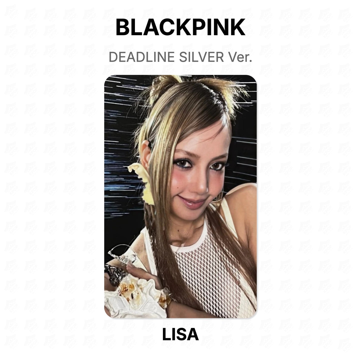 BLACKPINK DEADLINE SILVER Ver. Official Photocard
