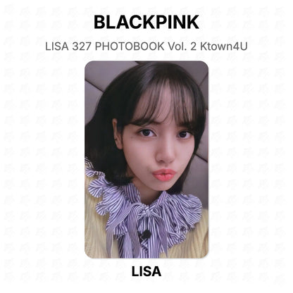 BLACKPINK LISA 327 PHOTOBOOK Vol. 2 Ktown4U Official Photocard