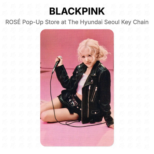 BLACKPINK ROSÉ Pop-Up Store at The Hyundai Seoul Key Chain Official Photocard