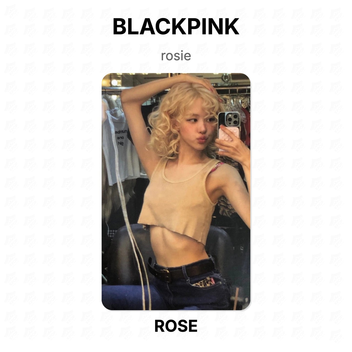 BLACKPINK rosie Official Photocard