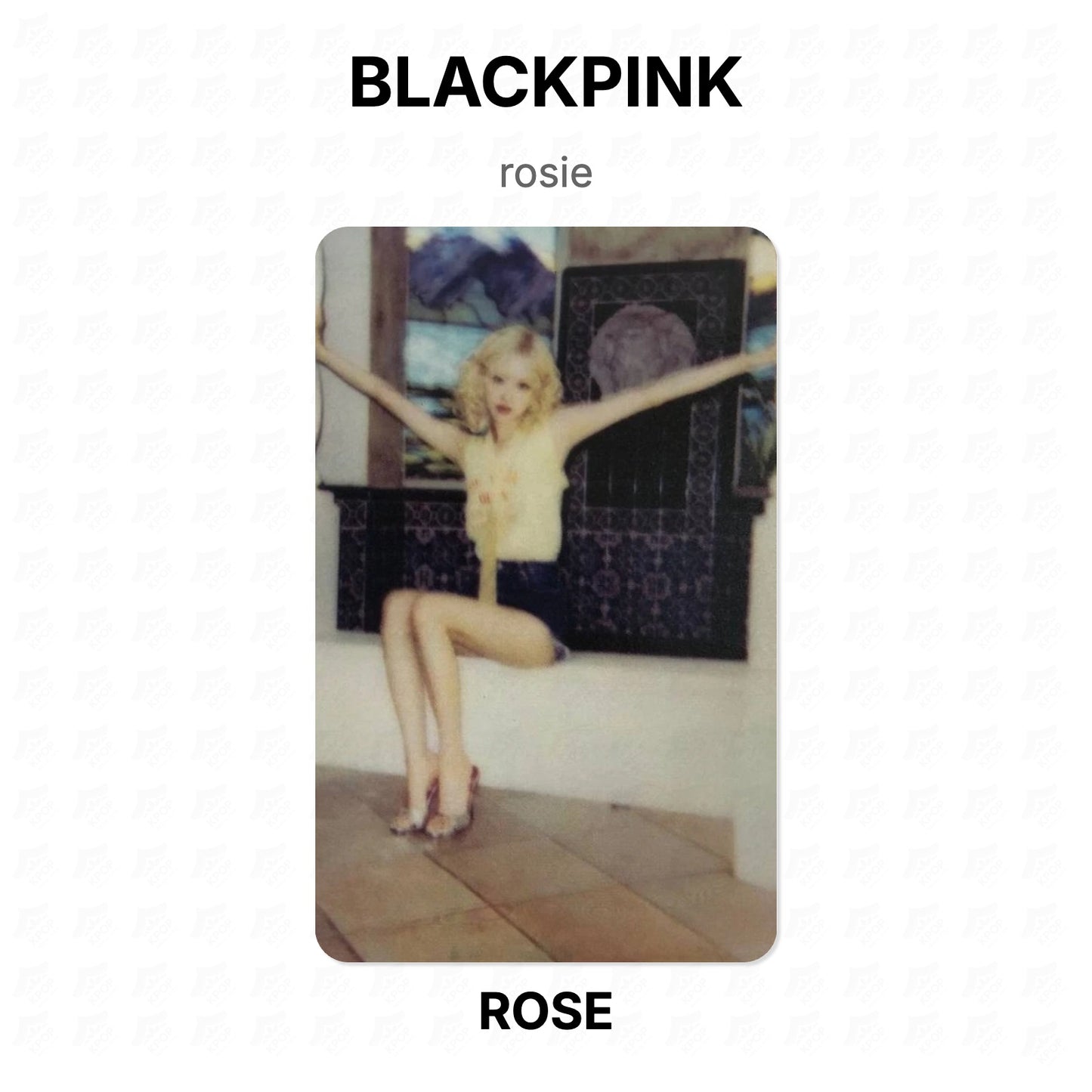 BLACKPINK rosie Official Photocard