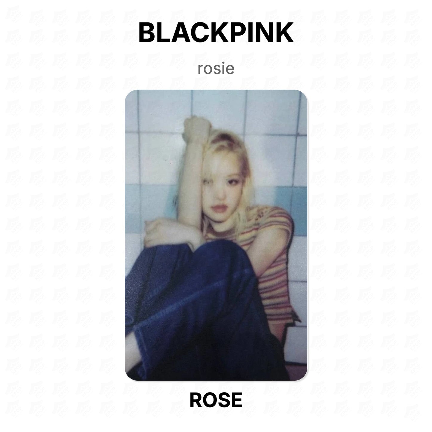 BLACKPINK rosie Official Photocard
