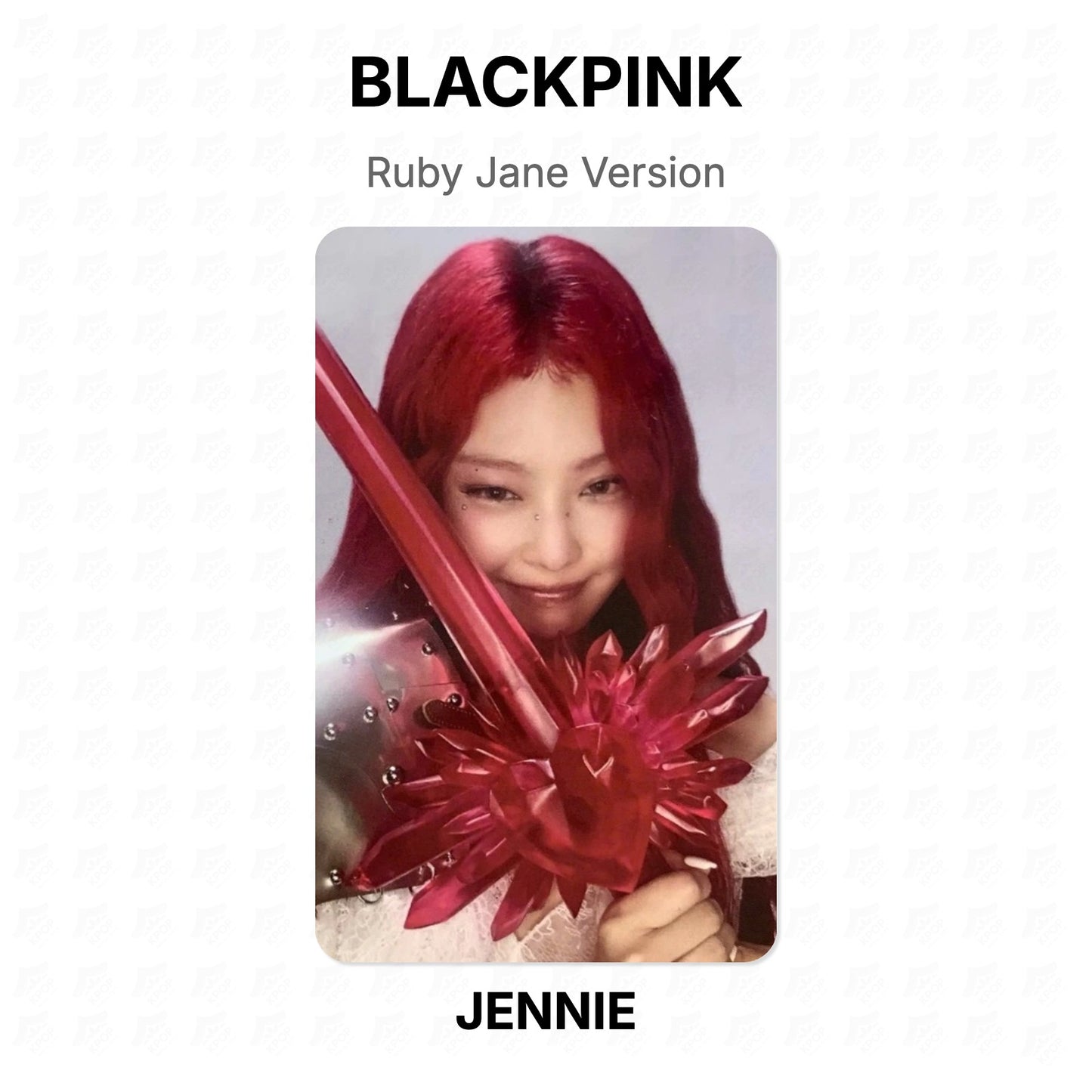 BLACKPINK Ruby Jane Version Official Photocard