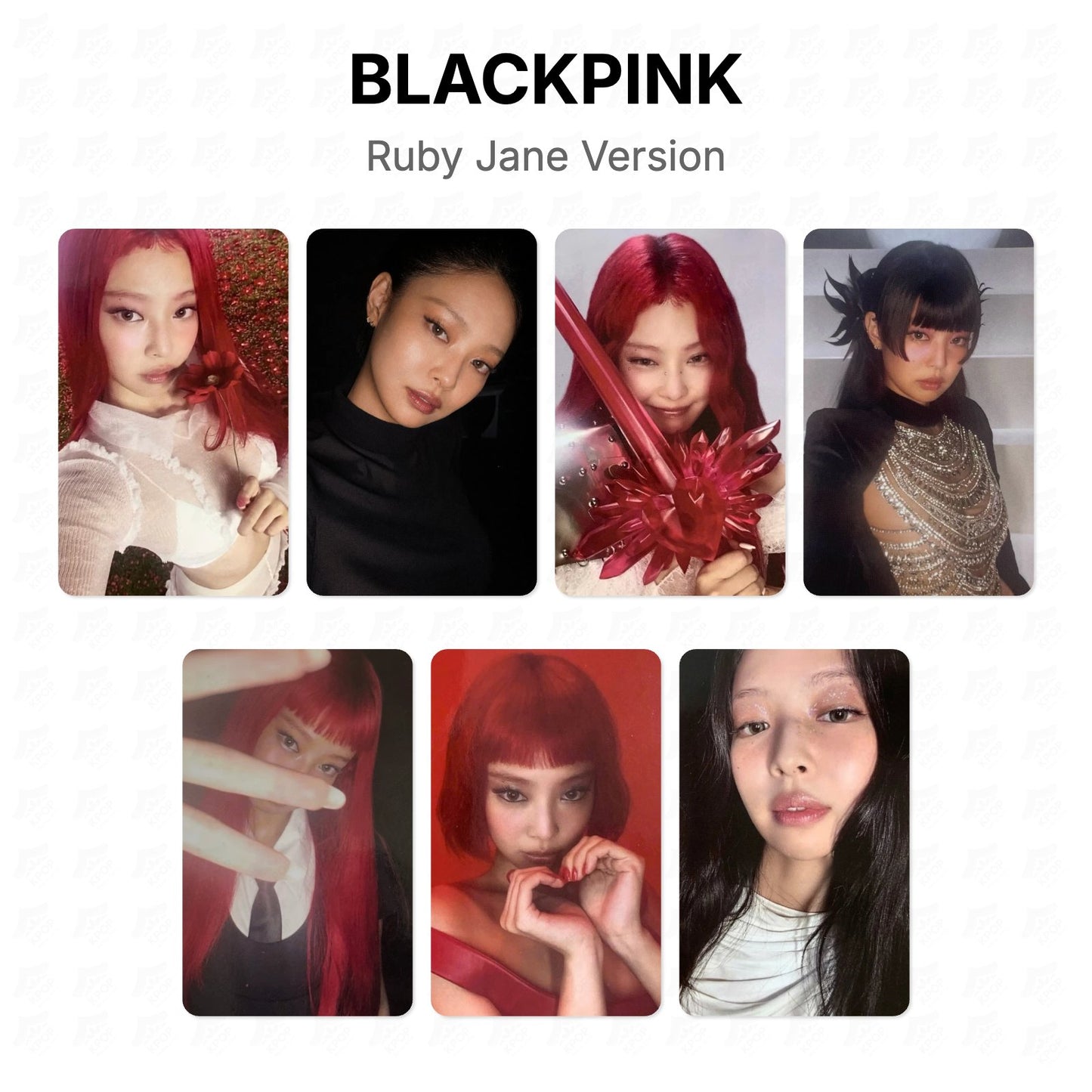BLACKPINK Ruby Jane Version Official Photocard