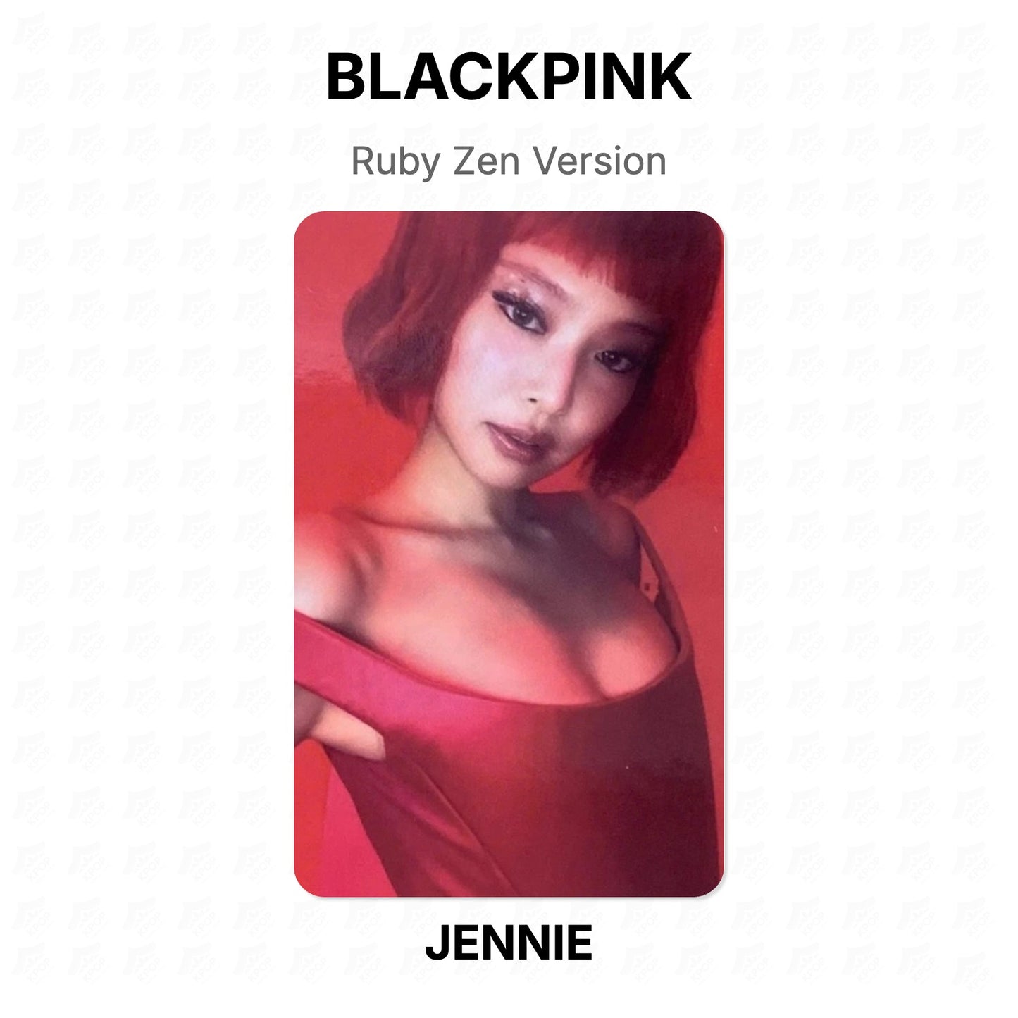 BLACKPINK Ruby Zen Version Official Photocard