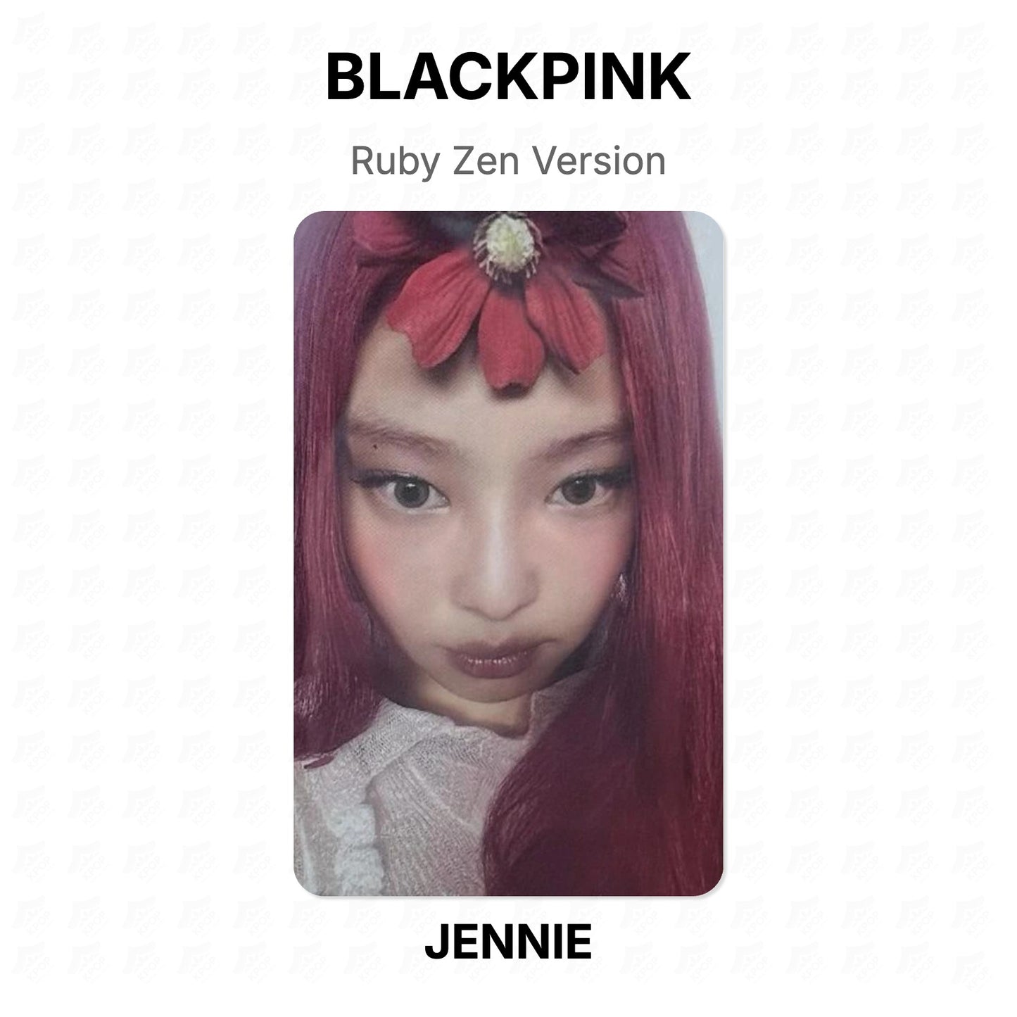 BLACKPINK Ruby Zen Version Official Photocard